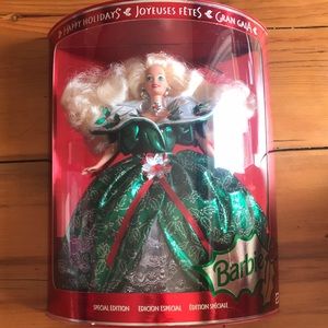 Happy holidays special edition Barbie
